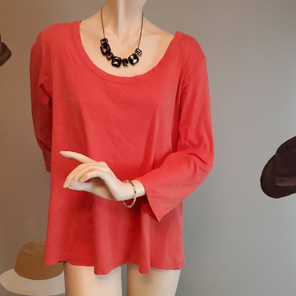J Jill perfect Pima 3/4 sleeve